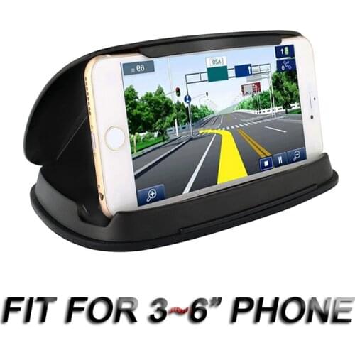 Car Anti-Slip Mobile Phone Holder for Automobile Central Console for 3-6" GPS Cell phone