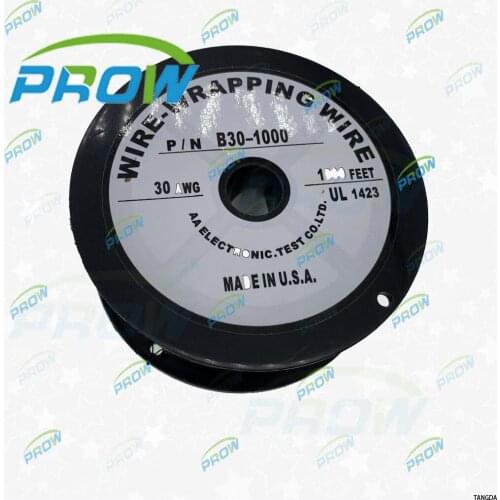 B30 aviation OK line P/N B30-1000 FEEP UL1423AWM 30AWG UL1423 305M 1000ft Silver-Plated wire wrapping cable orange gray white T