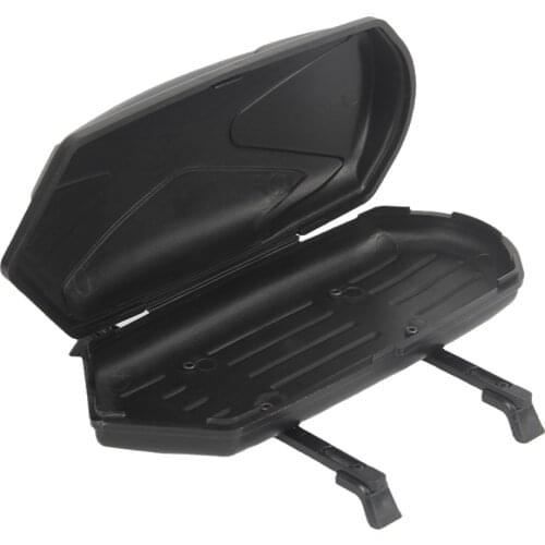 Upgrade RC Roof Trunk Luggage Suitcase Roof Luggage Box with Rail Store Decorative Pieces 1:12 for MN CC01 G500 Truck Modified