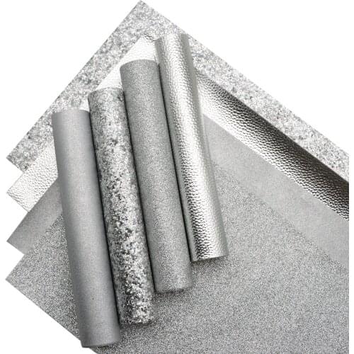 David accessories 20*33cm Plain 8pc/Set Synthetic Leather Patchwork Hair Bow Earrings Making Handbag Phone case,1Yc14239