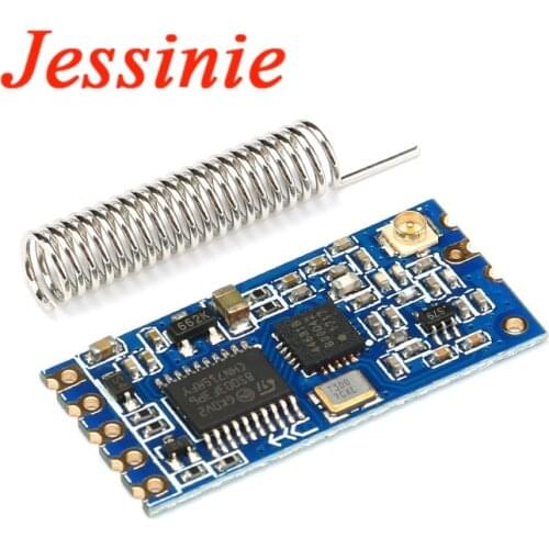 HC-12 433Mhz SI4463 Wireless Transparent Transmission Serial Port Module 1000m Replace Bluetooth-compatible with Antenna