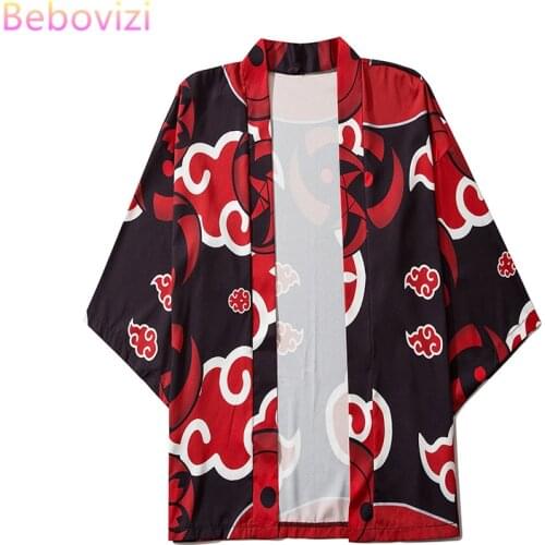 Fashion Summer Japan Cartoon Anime Loose Japanese Streetwear Cardigan Women Men Harajuku Haori Kimono Cosplay Blouse Top Yukata