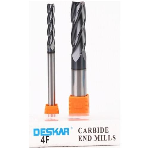 1pcs 1mm 2mm 3mm 4mm Hard Alloy end mills Tungsten steel end mills HRC52 2F 3F 4F lathe milling cutter tools