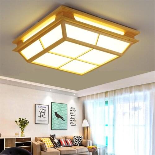 Minimalist modern ceiling light led lamp square bedroom living room light tatami room and Japanese style restaurant lamp
