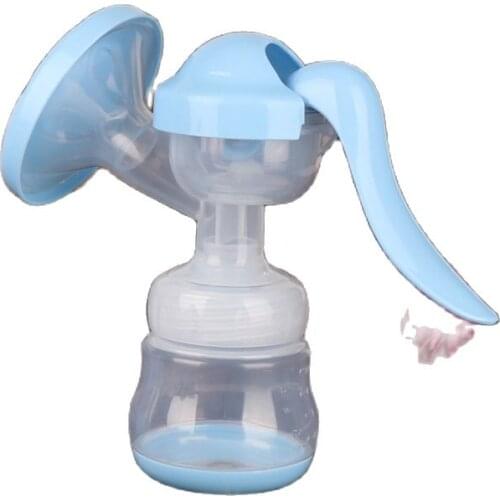 New Manual Breast Pump, Single Hand Breastpump with Flex Breast Shields for More Comfort and Expressing More Milk