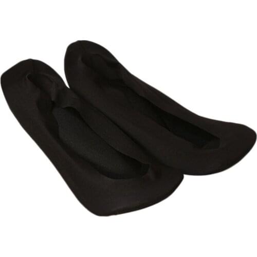 High Quality Women Boat Socks Fashion Comfortable Ice Silk Sponge Cushion Massage Invisible Socks Non Slip Yoga Sports SocksZi