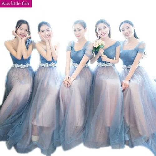 Free shipping New New bridesmaid dresses Vestidos de festa vestido longo para casamento Bridesmaid weeding party dress