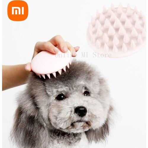 Xiaomi PETKIT Cat Grooming Brush for Shedding and Grooming No Scratching Gentle Silicone Cat Massage Comb