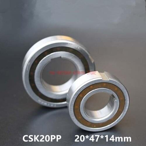 2021 Special Offer Limited 2pcs Csk20pp 20mm One Way Clutch Bearing With Keyway 20*47*14 Mm Freewheel Backstop Bearings