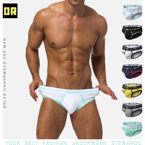 85BS orlvs briefs cross jockstrap new mens panties cotton breathable sexy elastic triangle pants