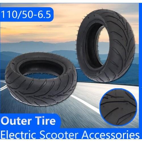 110/50-6.5 Outer tire Tubeless Tyre 90/65-6.5 Vacuum Tire for 47cc/49cc Mini Pocket Bike Gas Electric Scooter Front/rear Tire