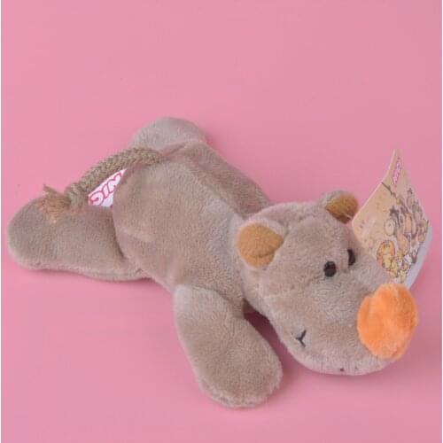 1 Pcs Rhinoceros Plush Fridge Magnet Toy, Kids Child Doll Gift Free Shipping