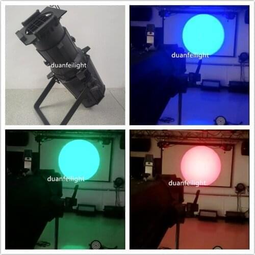 10pcs 200W LED Profile Spotlight rgbw 200w profile stage lighting