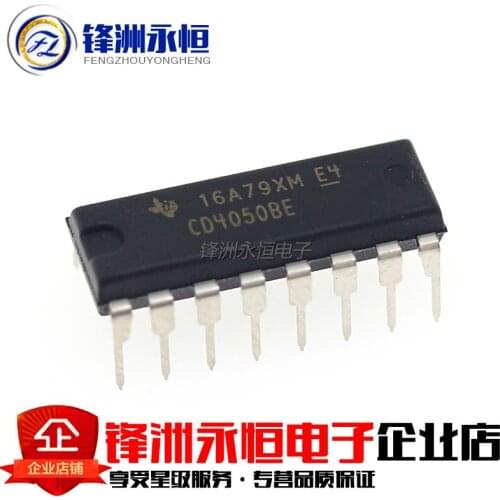10PCS CD4050BE DIP16 CD4050 DIP 4050BE DIP-16 new and original IC