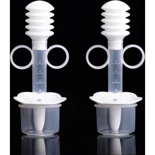 2 Sets Feeding Utensils Needle Feeder Squeeze Medicine Dropper Dispenser Pacifier Baby Kids Smart Medicine Dispenser 10ml