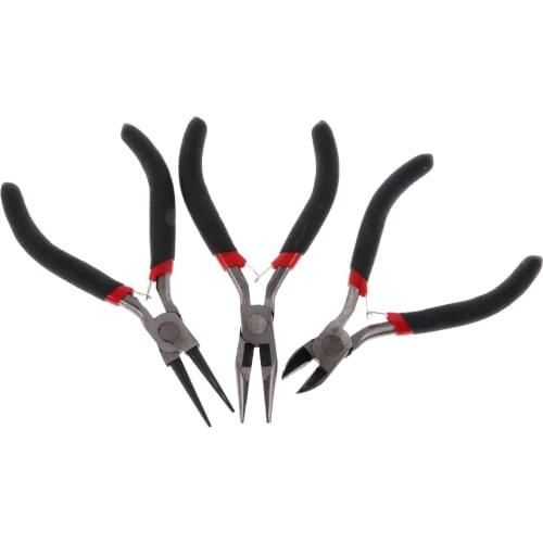 3 Pieces Tool Set Mini Pliers for Jewelry Making Bead Embroidery