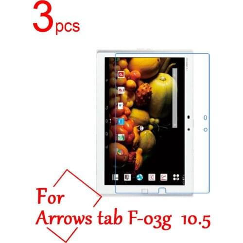 3pcs Ultra Clear/Matte/Nano anti-Explosion LCD Screen Protector Cover For Fujitsu Arrows tab F-03g F-04H F-05E Protective film