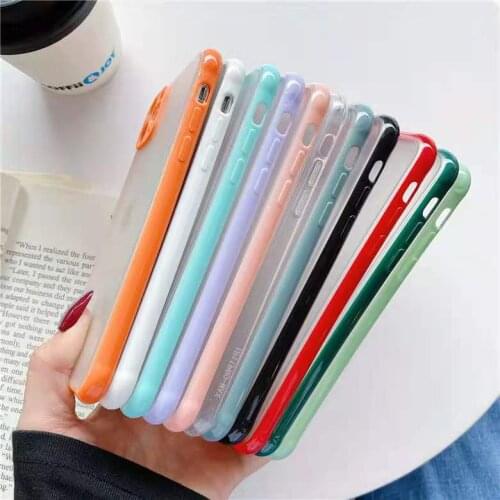 Acrylic and PC Hard Clear Shockproof Phone Case For iPhone 12 mini 11 Pro X XR XS 12Pro Max 8 7 6 Plus Bumper Transparent Cover