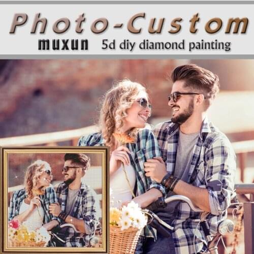 DIY 5D Diamond Painting Photo Diamond Embroidery Custom Full Square Diamond Mosaic Picture 3D Diamond Crafts Decor Gift Sale DZ1