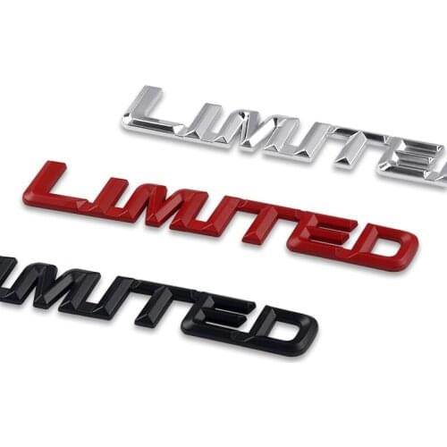 Car Accessories 3D Metal Limited Logo fashion sticker emblem car styling decorative For Suzuki Honda Kawasaki Audi BMW Ford