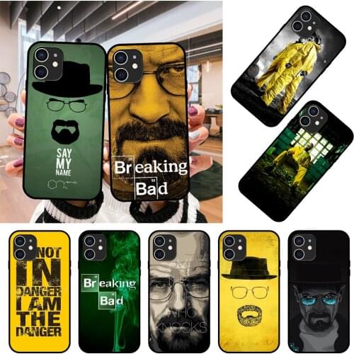 Phone Case For Apple IPhone 12 Mini 11 Pro XR X MAX SE XS 4 5 6 6S 7 8 E Plus Black Cover Etui Luxury Prime Breaking Bad