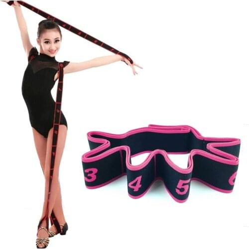New Gymnastics Adult Latin Training Bands Pilates Yoga Stretch Hamstring Stretcher Strap Fitness Resistance Bands
