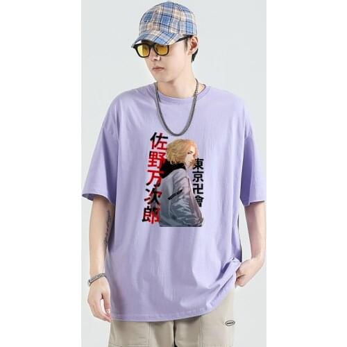 New Japanese Anime Tokyo Revengers T Shirt Men Harajuku Manga Mikey Graphic Tees Anime T-shirt Unisex Summer Tops Tshirt Male