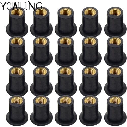 M5 5MM Motorcycle Windscreen Well Nuts Screw Bolt Blind Fastener for HONDA CBR900 CBR900RR CBR650F CB650F CBF1000 CBR400