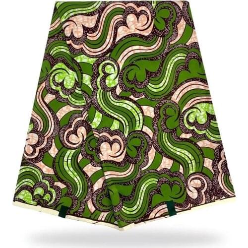 Veritable Original Ankara Wax Print Cotton Fabric Per Meter 100%High Quality Real Soft99 African Dress Material For Sewing SP-ER