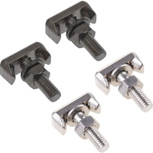 2pcs Set Car Screw T-Bolt Battery Cable Terminal 19116852 Nut Washer Stainless Steel Automobiles Motorcycles Kit