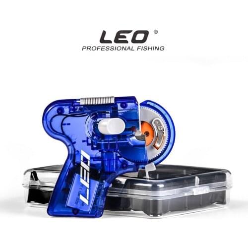 LEO Electric Hooking Device Line Automatic Multi-Function Hook Device Needle Knotter Fishing Accessories Fishing Line Winder