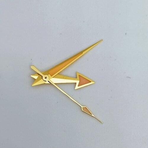 New Watch Part Gold HandS For Mans Fit Automatic Movement ST16 Miyota 8215 8205 8200 Of Green Night Light