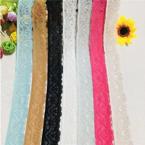 NS1035 IOVE Pattern Stretch lace wedding dress Accessories lace DIY lace Fabric 3.5cm wide