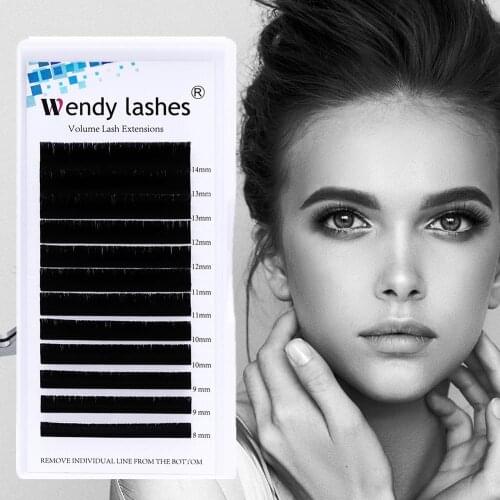 Volume Lash Extensions Bloom Flare Fans Fake Eyelashes Easy Fan Extension Mink Nartul Lashes Supplies Russian cils Makeup Tools