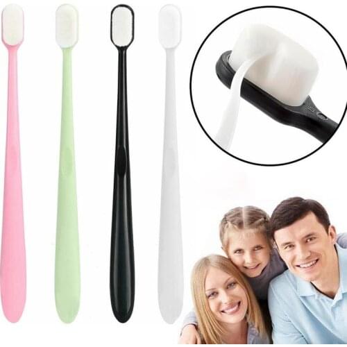 Ultra-fine Soft Hair Eco Friendly Toothbrush Portable Travel Tooth Brush With Box Soft Fiber Nano Toothbrush Oral Hygiene Care