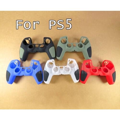 30pcs Thicken Silicone Skin Protective Case For Sony Playstation 5 PS5 Controller double color Anti-slip protection case