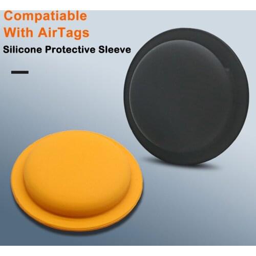 Protector Cover Tracker Silicone Case For Airtags Accessories Anti-lost Protective Sleeve Adhesive Mount Soft Cover Protector