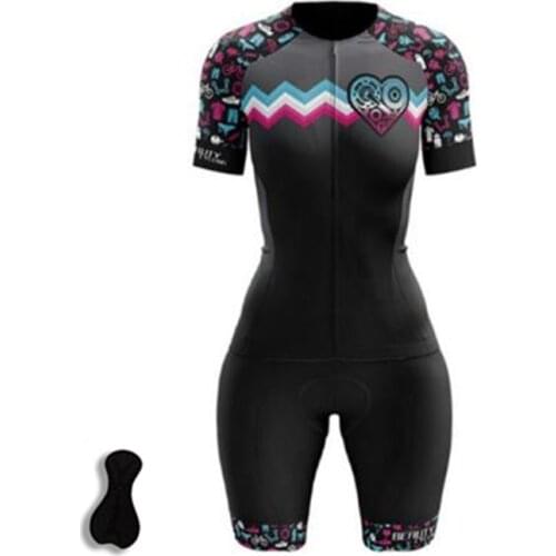 2021 Ciclismo rompers womens jumpsuit triathlon kits Outdoor Women profession triathlon suit clothes Cycling skinsuits body Ropa