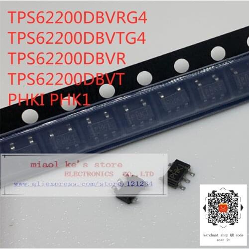 [10pcs-50pcs]100%New original: TPS62200DBVRG4 TPS62200DBVTG4 TPS62200DBVR TPS62200DBVT PHKI PHK1 - IC REG BUCK ADJ 300MA SOT23-5