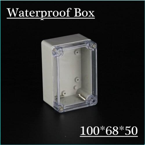 100*68*50mm Clear Cover IP66 J34 Waterproof Clear Cover Plastic Electronic Project Box Enclosure Case