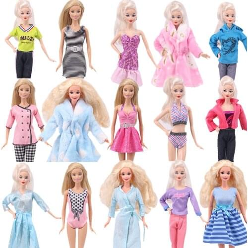 14 Style Of Barbied Dress Fairy Tale Character Set Blue Classic Skirt For 11Inch 30Cm Woman Doll Clothes,Accessories Girls Gift