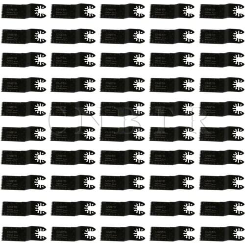 CNBTR 50 PCS 3.2x4cm Carbon Steel Japan Tooth Shape Release Oscillating Saw Blade