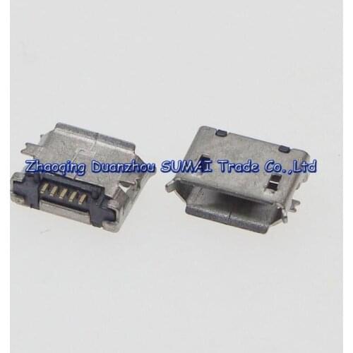 65pcs/lot Micro USB 5P Female Jacks Socket SMD connector charging port