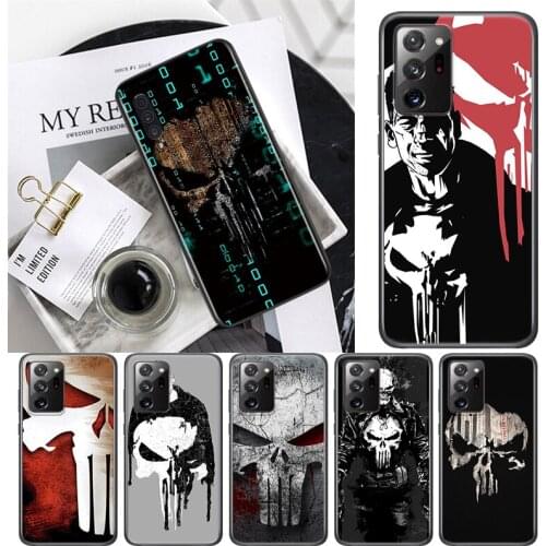 Marvel Punisher For Samsung A72 A52 A02 S A32 A12 A42 A51 A91 A81 A71 A41 A31 A21 S A11 A01 A03 Core UW Phone Case