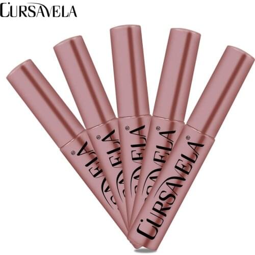 CURSAVELA 5ml Eyelash Glue Waterproof 5PCS Lashes Glue Quick Dry Low Irritate Dark Eyelashes Adhesive Long Last Black Lash Glue