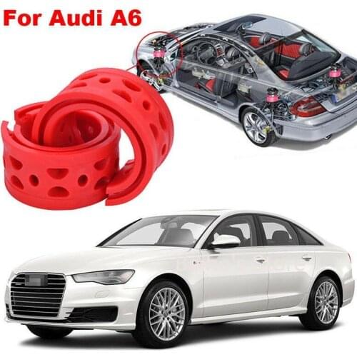 For Audi A6 Shock Absorber Spring Bumper Power Cushion Buffer 2pcs Car Front