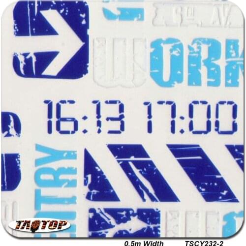 ITAATOP TSY232-2 5Sq Width 0.5M Hydrographics Film Hydro Printing Film Dipping Water Transfer Printing Film