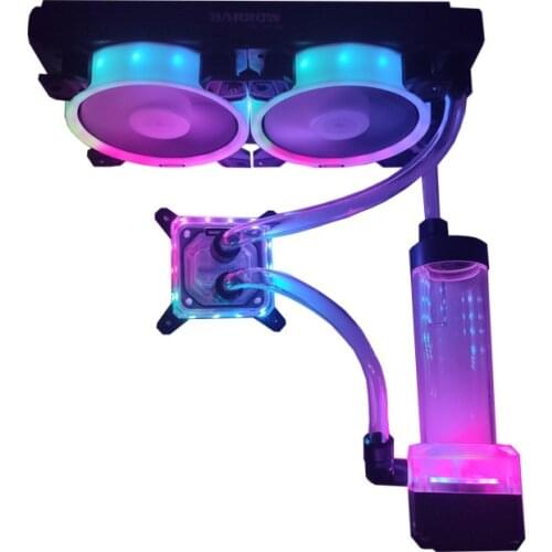 BARROW Water Cooling Cooler Kit CPU Water Tank Water Pump 240mm Radiator 120mm fan Computer Radiator system G1/4 hose Tube