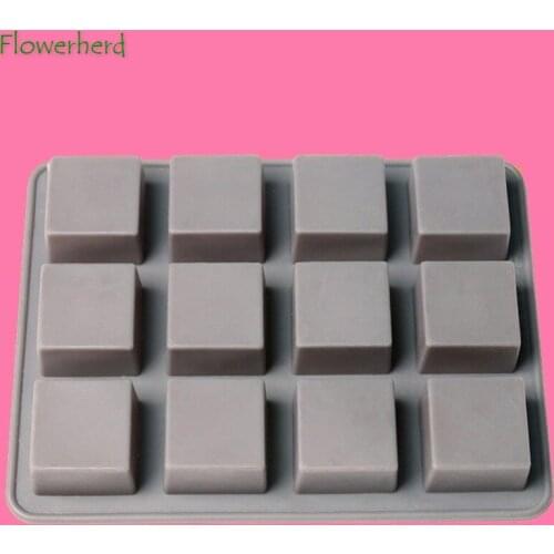 Square Silicone Mold Cake Molds Chocolate Mold DIY Resin Molds Ice Maker Ice Cube Ice Tray Cake Baking Tools Baking Accessories