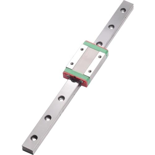 HotSale 3D print parts cnc Kossel Mini MGN12 12mm miniature linear rail slide 1pc MGN12 linear rail guide +1pcs MGN12 H carriage